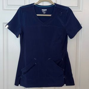 Scrubstar navy blue scrub top